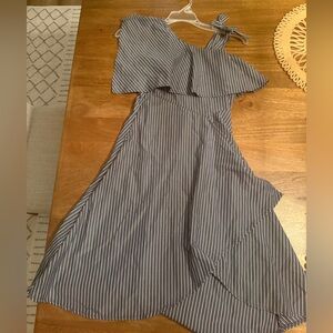 Habitual Navy Girl Striped Dress